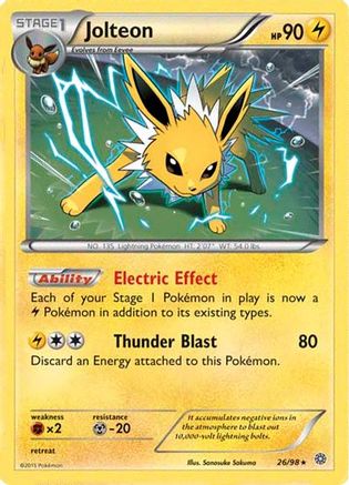 Jolteon (Cosmos Holo) (026/98) Holofoil [Miscellaneous Cards & Products] - Promo