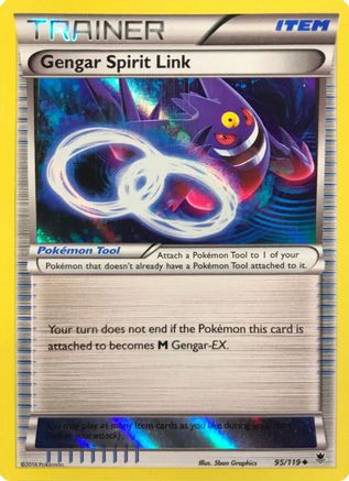 Gengar Spirit Link (Alternate Holo) (Gamestop Exclusive) (095/119) Holofoil [Miscellaneous Cards & Products] - Promo