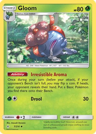 Gloom (007/214) [Unbroken Bonds] - Uncommon