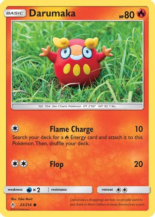 Darumaka (023/214) Reverse Holofoil [Unbroken Bonds] - Common