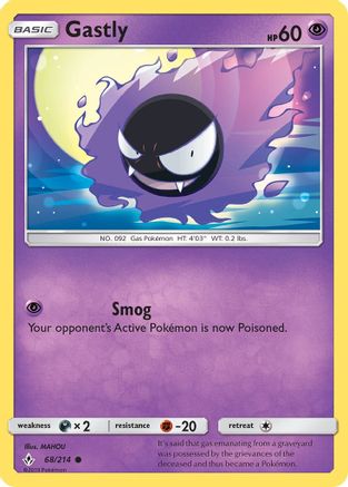 Gastly (068/214) [Unbroken Bonds] - Common
