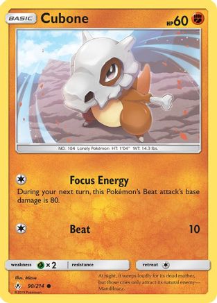 Cubone (090/214) [Unbroken Bonds] - Common