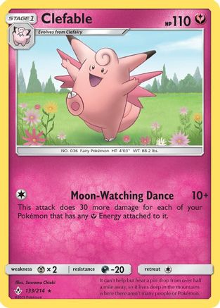 Clefable (133/214) [Unbroken Bonds] - Rare
