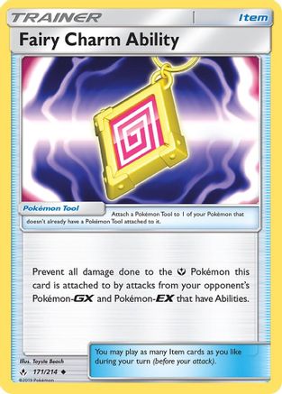 Fairy Charm Ability (171/214) Reverse Holofoil [Unbroken Bonds] - Uncommon