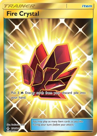 Fire Crystal (Secret) (231/214) Holofoil [Unbroken Bonds] - Secret Rare