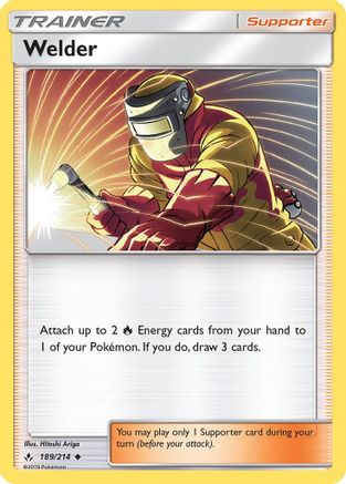 Welder (189/214) Reverse Holofoil [Unbroken Bonds] - Uncommon