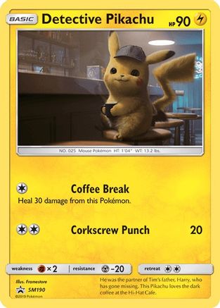 Detective Pikachu (SM190/248) Holofoil [SM Promos] - Promo