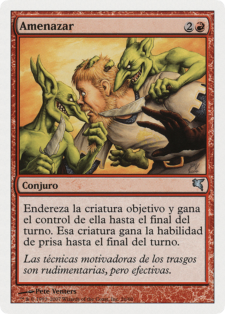 Threaten (Spanish) - 
