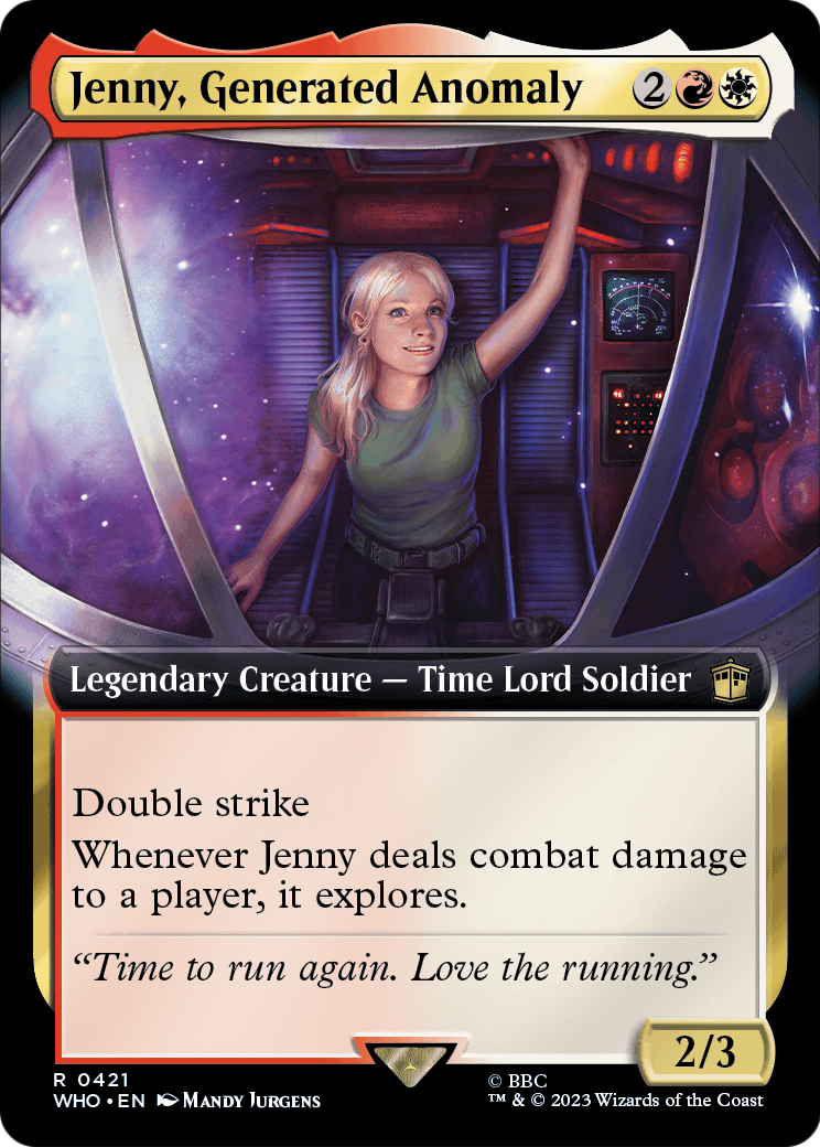 Jenny, Generated Anomaly (Extended Art) (WHO-421) - Doctor Who: (Extended Art)