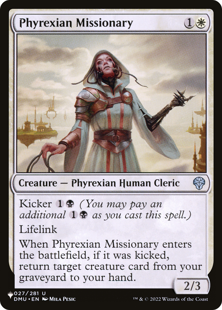 Phyrexian Missionary (LIST-027/281) - The List