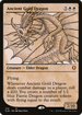 Ancient Gold Dragon (Showcase) (CLB-376) - Commander Legends: Battle for Baldur's Gate: (Showcase)