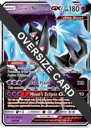 Dawn Wings Necrozma GX (Ultra Prism) (63/156) Holofoil [Jumbo Cards] - Promo