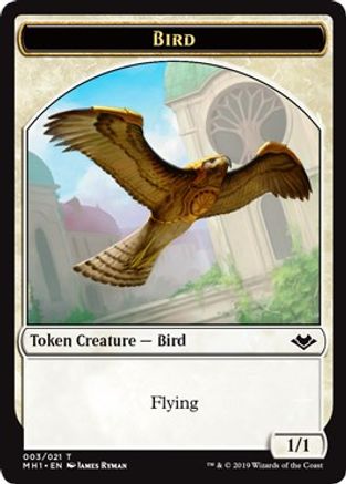 Bird // Myr Double-Sided Token (MH1-3 // 19) - Modern Horizons