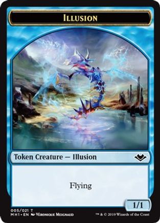 Illusion // Elemental (009) Double-Sided Token (MH1-5 // 9) - Modern Horizons