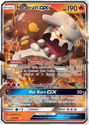 Heatran GX (025/236) Holofoil [Unified Minds] - Ultra Rare