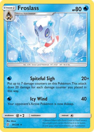 Froslass (38/236) Reverse Holofoil [Unified Minds] - Holo Rare