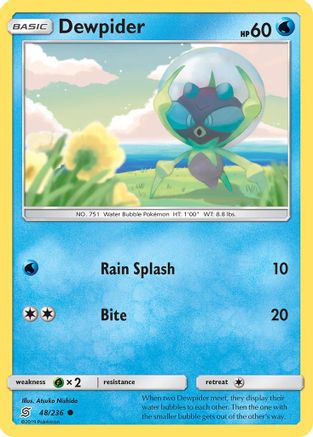 Dewpider (048/236) Reverse Holofoil [Unified Minds] - Common