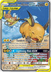 Raichu & Alolan Raichu GX (Alternate Full Art)  - Holofoil SM  Unified Minds - Ultra Rare
