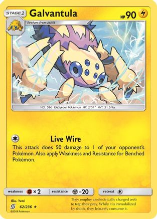 Galvantula (62/236) Reverse Holofoil [Unified Minds] - Rare