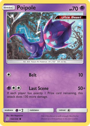 Poipole (102/236) Reverse Holofoil [Unified Minds] - Common