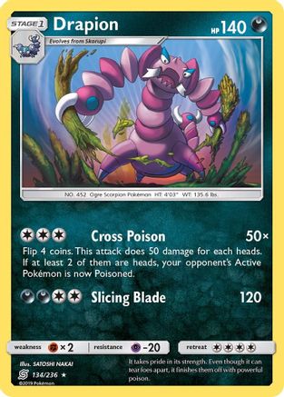 Drapion (134/236) [Unified Minds] - Rare