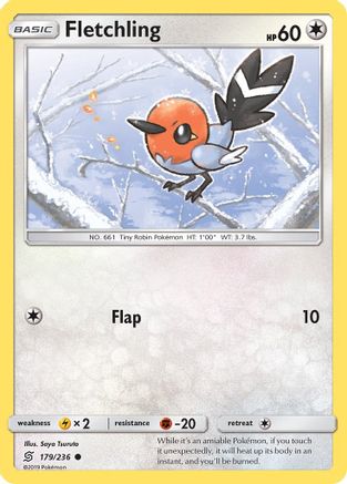 Fletchling (179/236) Reverse Holofoil [Unified Minds] - Common