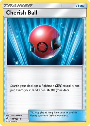 Cherish Ball (191/236) Reverse Holofoil [Unified Minds] - Uncommon