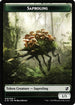 Saproling // Manifest Double-Sided Token (C19-19 // 28) - Commander 2019
