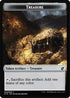 Treasure // Human Double-Sided Token (C19-25 // 3) - Commander 2019