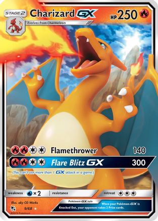 Charizard GX (009/68) Holofoil [Hidden Fates] - Ultra Rare