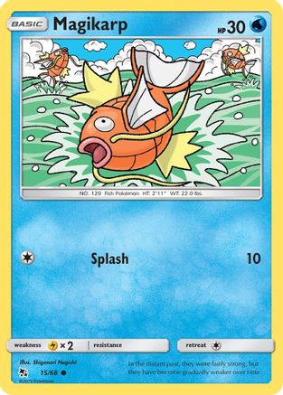 Magikarp (015/68) Reverse Holofoil [Hidden Fates] - Common