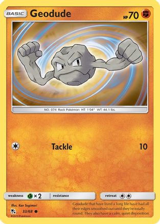Geodude (033/68) [Hidden Fates] - Common