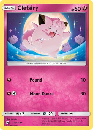 Clefairy (039/68) [Hidden Fates] - Common