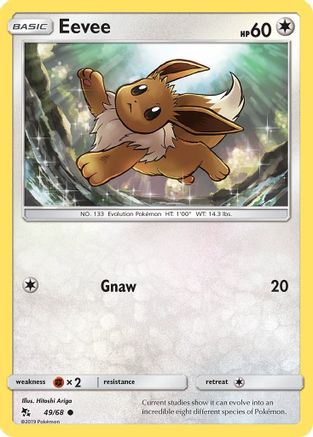 Eevee (049/68) [Hidden Fates] - Common