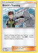 Brock's Training (055/68) Holofoil [Hidden Fates] - Holo Rare