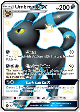 Umbreon GX (SV69/SV94) Holofoil [Hidden Fates Shiny Vault] - Shiny Holo Rare