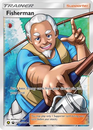 Fisherman (SV83/94) Holofoil [Hidden Fates Shiny Vault] - Shiny Holo Rare