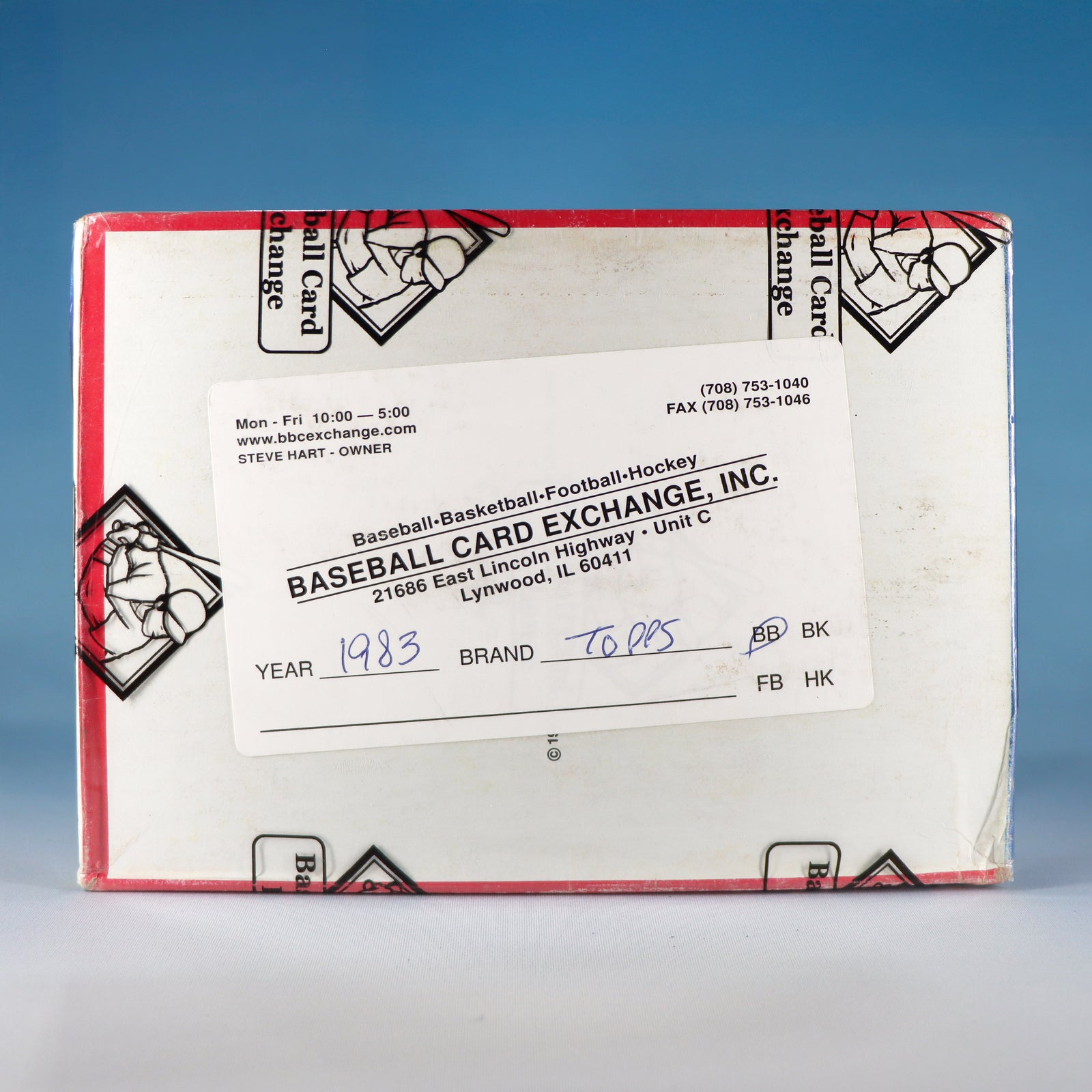 1983 Topps Baseball Wax Box (BBCE)