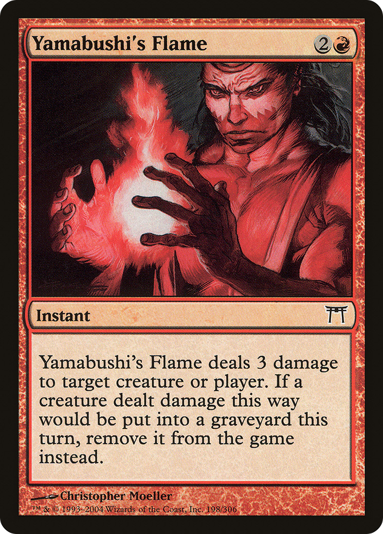 Yamabushi's Flame (CHK-198) - Champions of Kamigawa