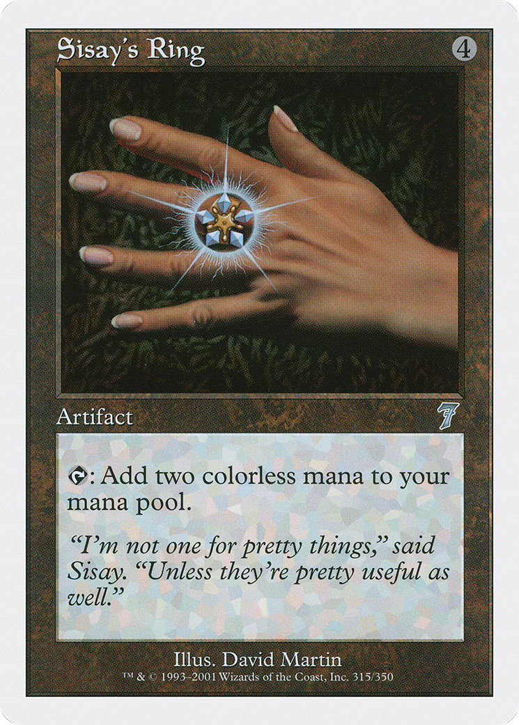 Sisay's Ring (7ED-315) - 7th Edition Foil