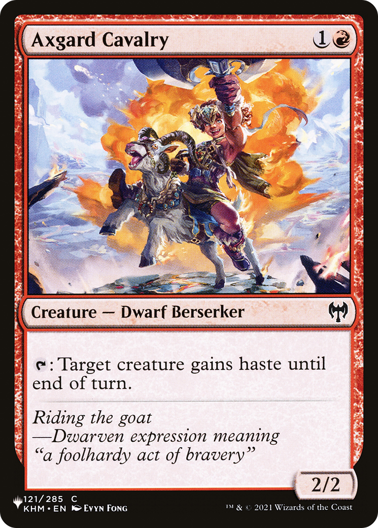 Axgard Cavalry (LIST-121/285) - The List