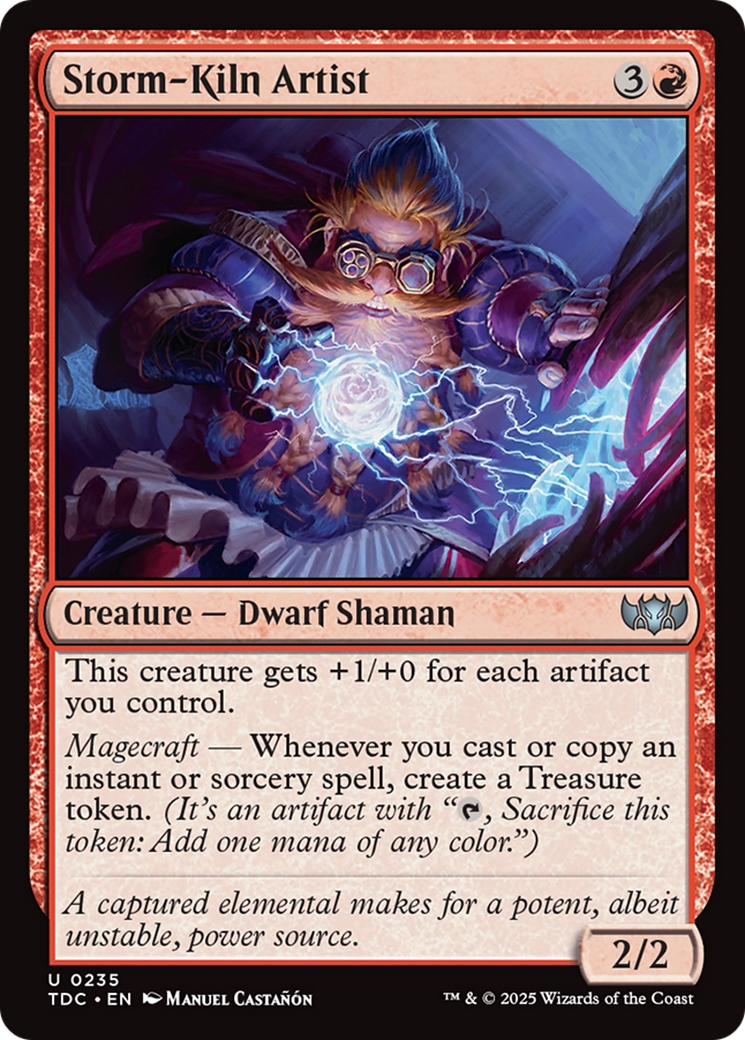 Storm-Kiln Artist (TDC-235) - Commander: Tarkir: Dragonstorm