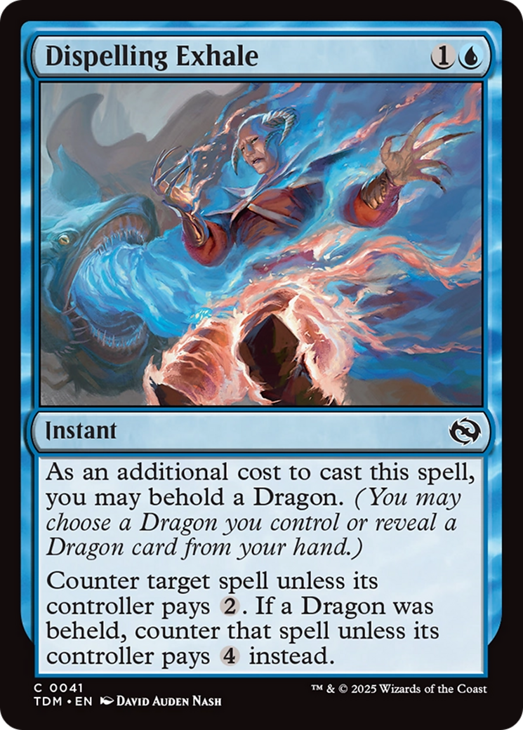 Dispelling Exhale (TDM-041) - Tarkir: Dragonstorm Foil