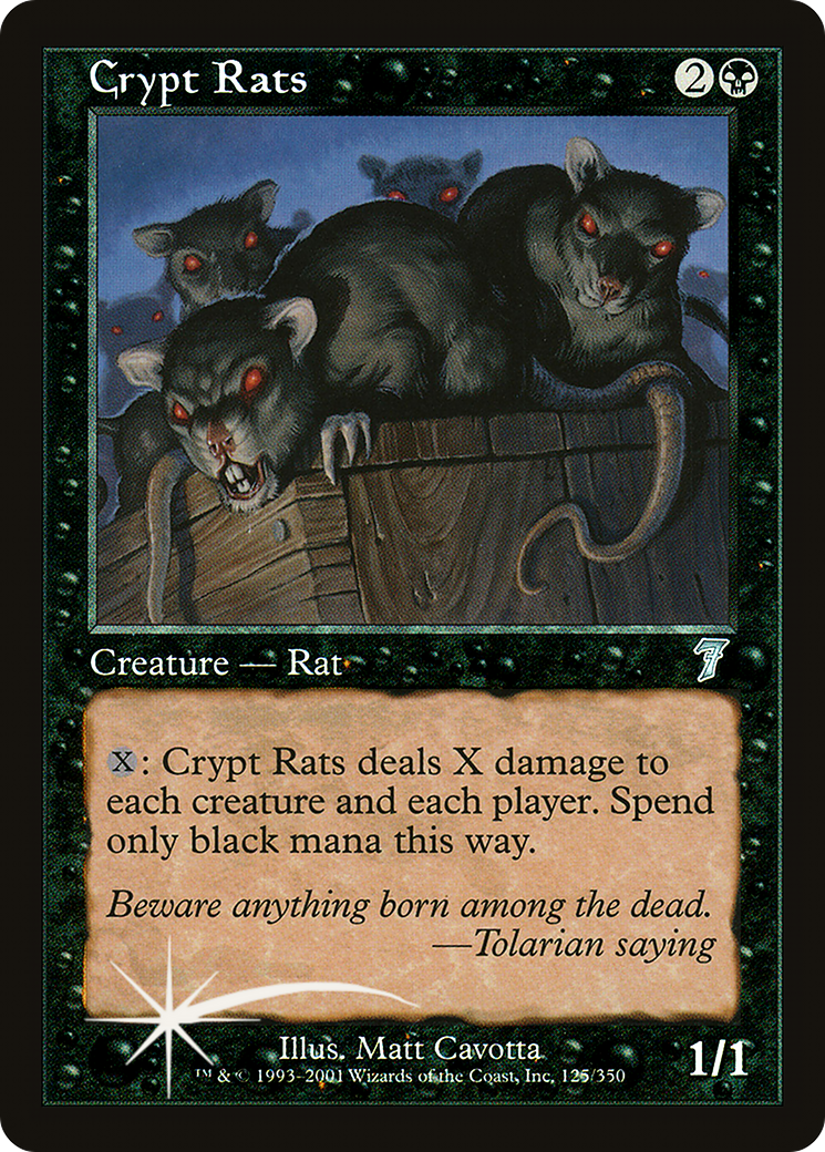 Crypt Rats (7ED-125) - 7th Edition