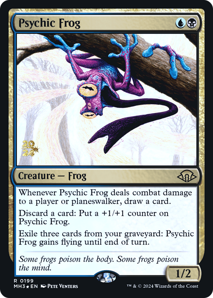 Psychic Frog (PRE-199) - Modern Horizons 3 Promos Foil