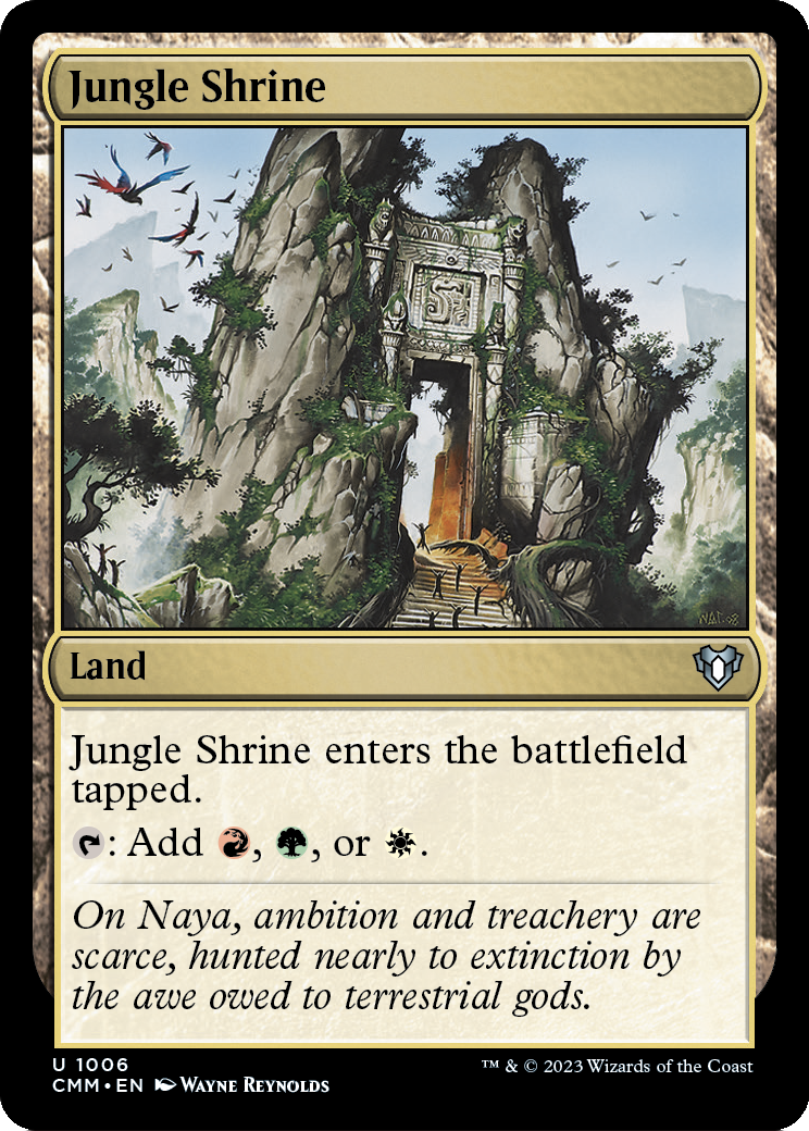 Jungle Shrine (CMM-1006) - Commander Masters