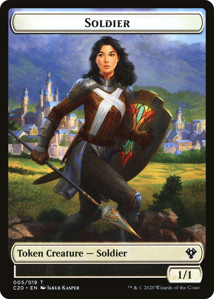 Soldier (TC20-005) - Commander 2020 Tokens