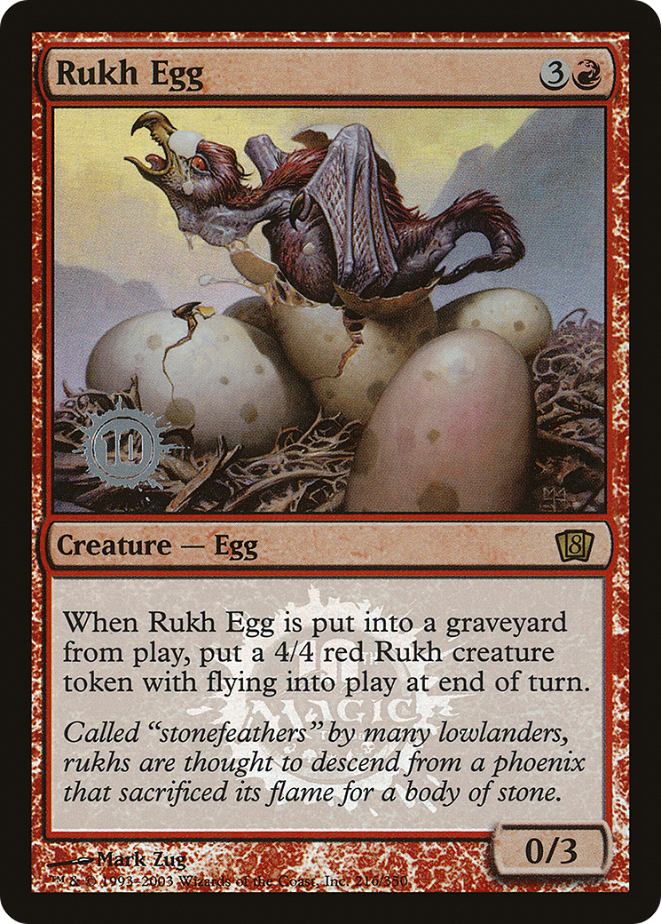 Rukh Egg (LARP-216) - Eighth Edition Promos Foil