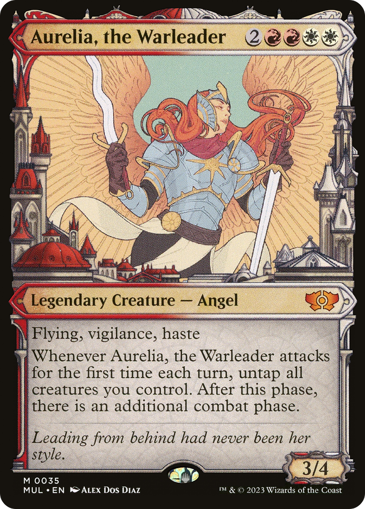 Aurelia, the Warleader (MUL-035) - Multiverse Legends: (Showcase)