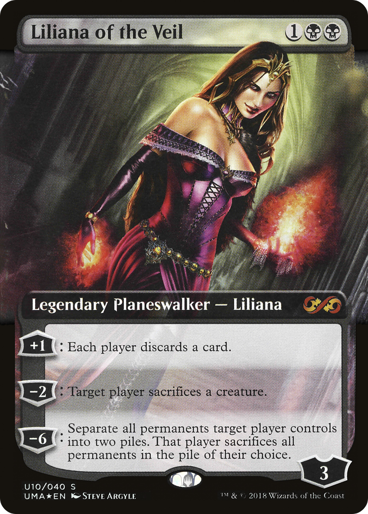 Liliana of the Veil (UMA:BT-U10) - Ultimate Box Topper: (Extended Art) Foil